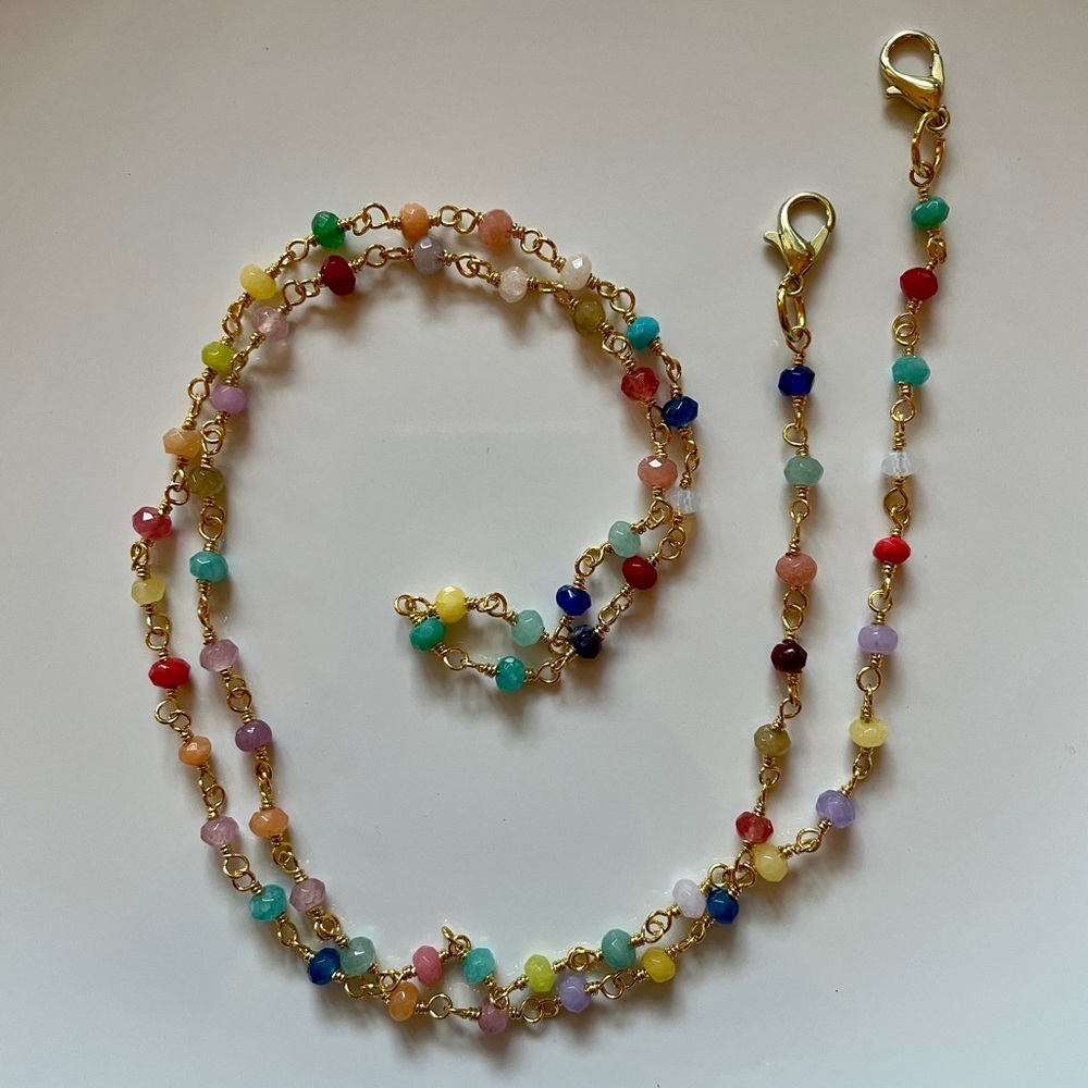Beaded mask chain